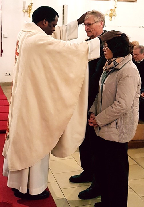 Handauflegung Fam. Zimmermann